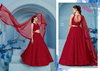 Red Colour Florance Vol 3 By Zeel Clothing Georgette Designer Wear Lehenga Choli Best Wholesale Shop In Surat